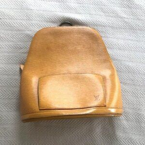 Louis Vuitton Gobelins Epi Leather Backpack-Yellow